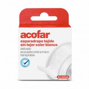 ESPARADRAPO ACOFAR TEJIDO SIN TEJER BLANCO 5 X 2