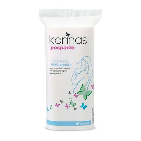 COMPRESAS KARINAS POSTPARTO 10 UND.