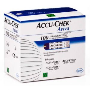 ACCU-CHEK AVIVA 100 TIRAS