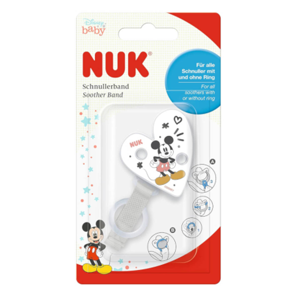 CADENITA CHUPETE NUK MICKEY