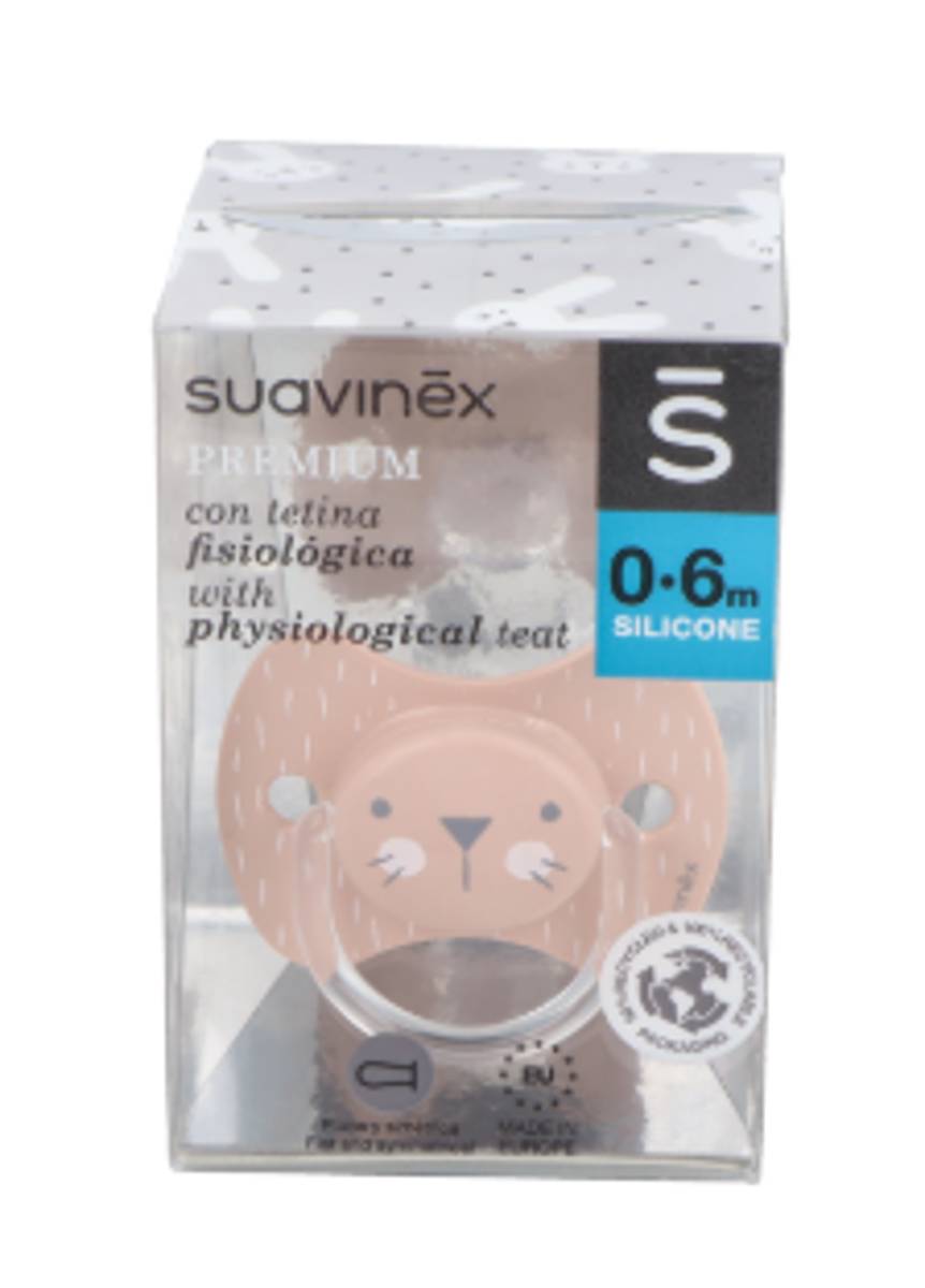 CHUPETE TETINA SILICONA SUAVINEX PREMIUM FISIOLO