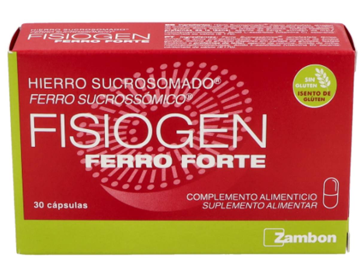 FISIOGEN FERRO FORTE 30 CAPSULAS