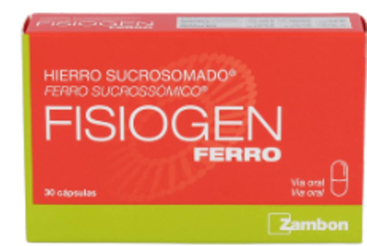 FISIOGEN FERRO 30 CAPSULAS