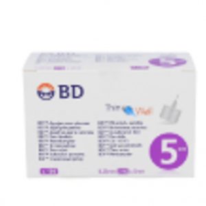 AGUJAS B.D.MICROFINE 0,25X5 MM.100 UND