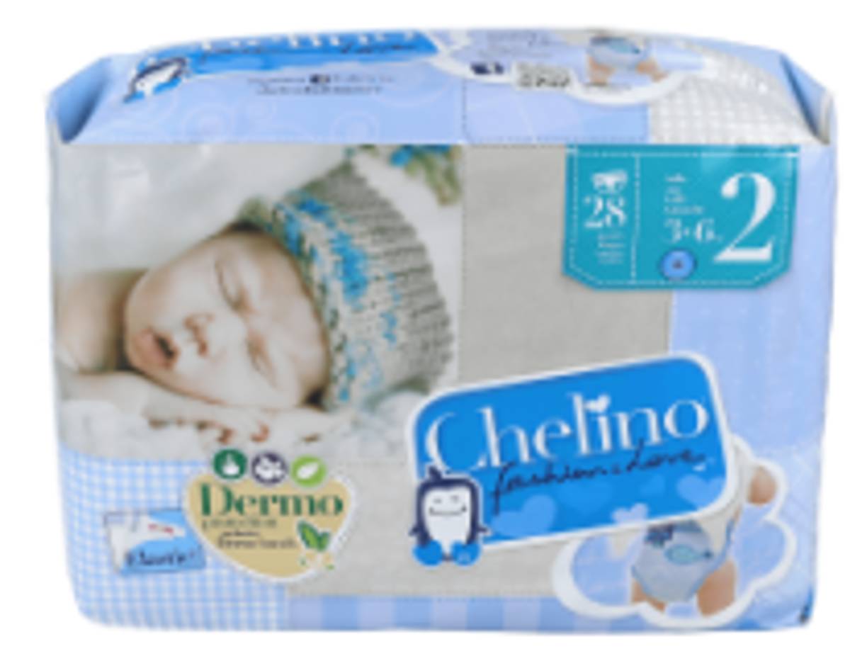 PAÑAL INFANTIL CHELINO FASHION & LOVE T- 2 (3 -