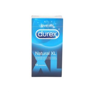 PRESERVA.DUREX NATURAL XL EASY ON 12U.