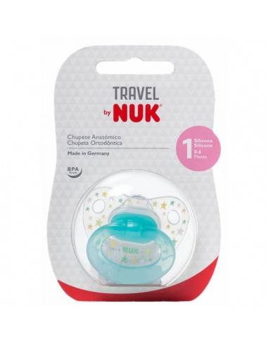 CHUPETE SILICONA NUKETE TRAVEL T-1 2 U