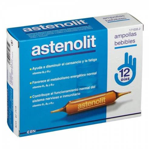 ASTENOLIT BEBIBLE 12 AMP 10 ML NF