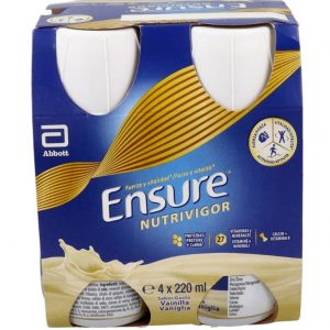 ENSURE NUTRIVIGOR 4 BOTELLAS 220 ML VAINILLA