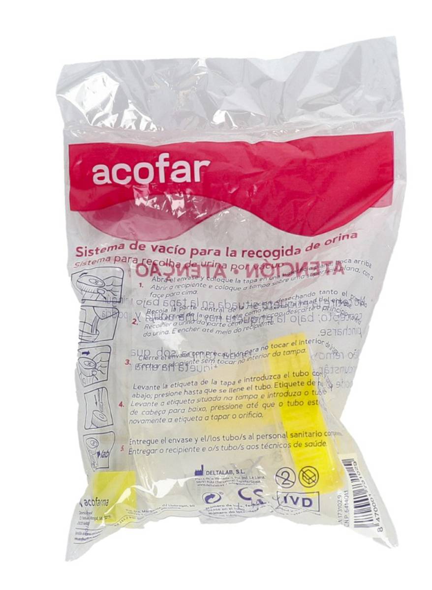 ENVASE DE RECOGIDA DE ORINA ACOFAR 1 UNIDAD