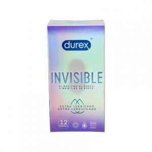 DUREX INVISIBLE EXTRA FINO EXTRA LUBRICADO PRESE