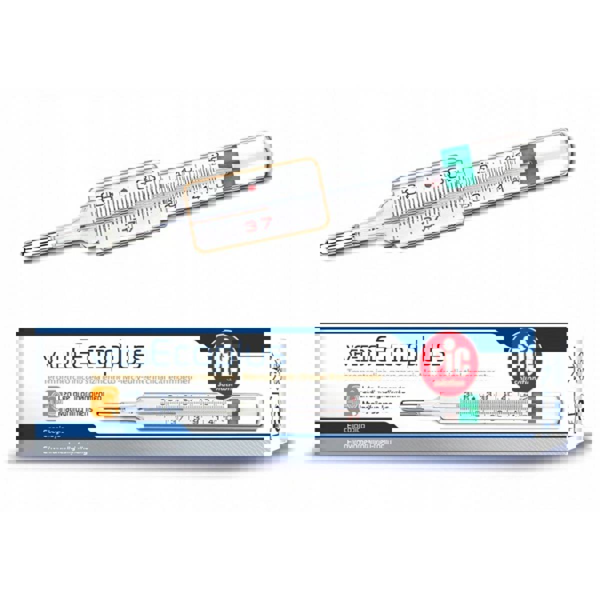 TERMOMETRO CLINICO SIN MERCURIO PIC VEDOECO PLUS 1 UNIDAD