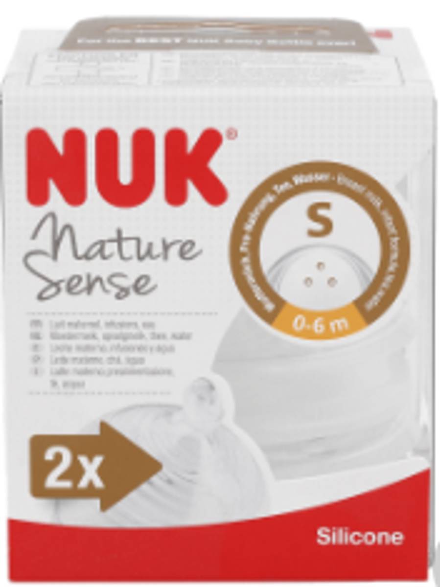 TETINA SILICONA ANTICOLICO NUK NATURE SENSE 1 S