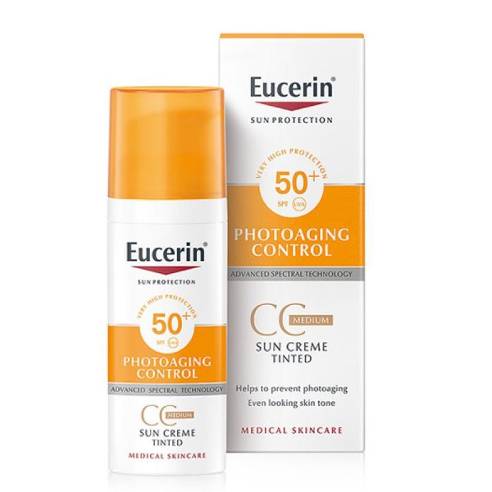 EUCERIN SUN PROTECTION 50+ CC CREME PHOTOAGING C