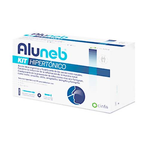 ALUNEB HIPERTONICO KIT 20 VIALES 5 ML + 1 DISPOS