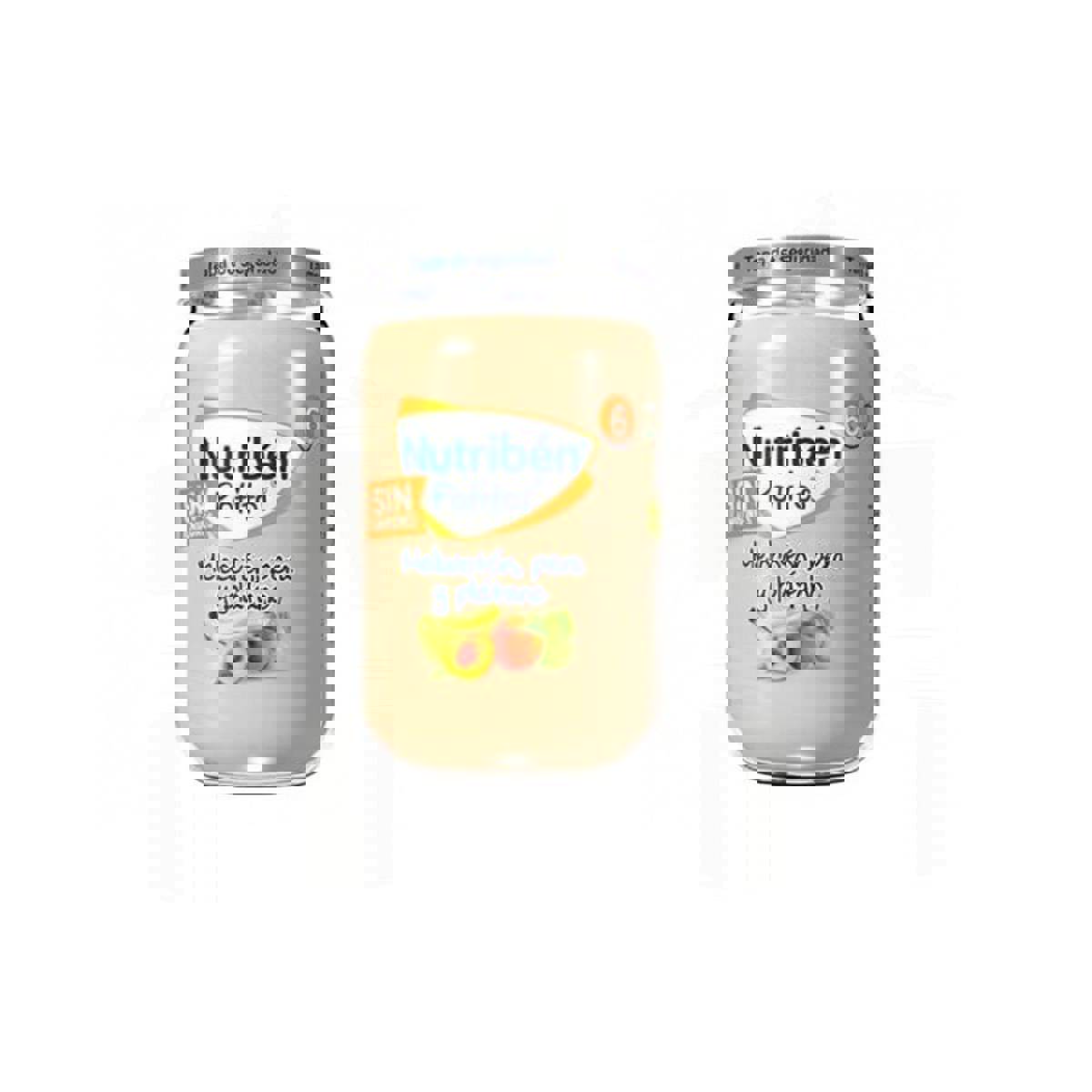 NUTRIBEN POTITOS MELOCOTON, PERA Y PLATANO 1 ENVASE 235 g