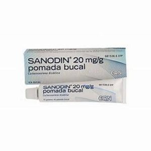 SANODIN HYALU 20 MG/G POMADA BUCAL 15 G