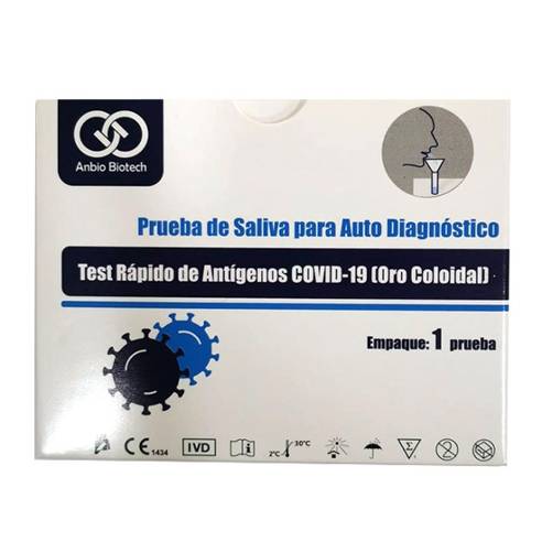 TEST FLUIDO ORAL ANTIGENOS AUTODIAGNOSTICO SARS-COV-2 ANBIO BIOTECH (ALEU MEDICAL) 1 UNIDAD
