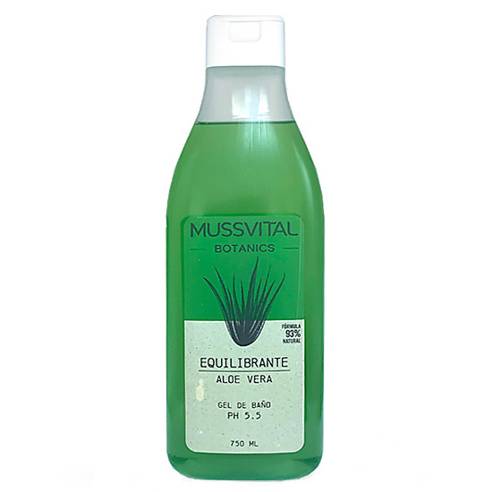 MUSSVITAL ESSENTIALS BOTANICS GEL DE BAÑO ALOE VERA 1 ENVASE 750 ml