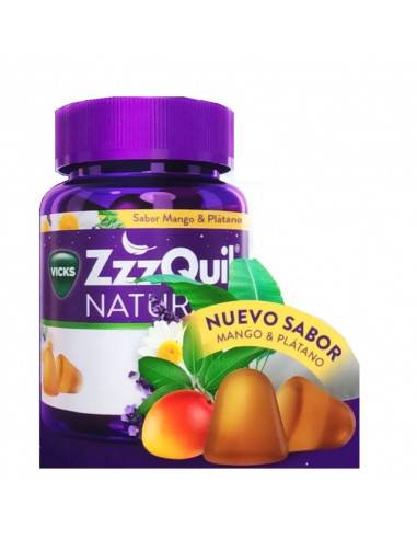 ZZZQUIL NATURA MANGO Y PLATANO 60 GUMIES