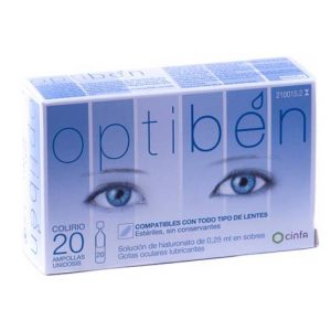 LUBRICANTE OCULAR OPTIBEN GOTAS 20 AMP