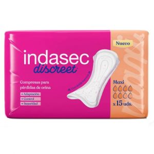 INDASEC DISCRET MAXI 15 UNIDADES