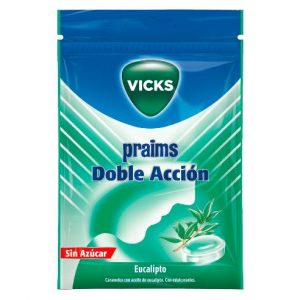 CARAMELOS PRAIMS DOBLE ACCION SIN AZUCAR 60 G