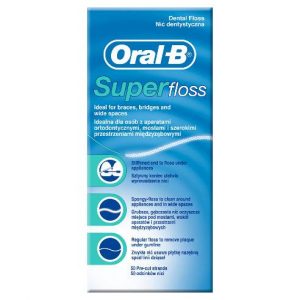 ORAL-B SEDA DENTAL SUPER FLOSS 50 METROS