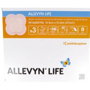 ALLEVYN LIFE APOSITO ESTERIL 15.40 X 15.40 CM 3