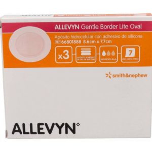 ALLEVYN GENTLE OVAL 8,6X7,7CM