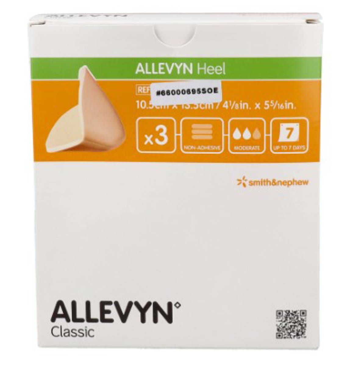 ALLEVYN HEEL APOSITO ESTERIL 2 (10 X 10 CM) 3 U