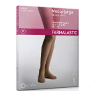MEDIA FARMALASTIC LARGA FTE BLONDA T/EG