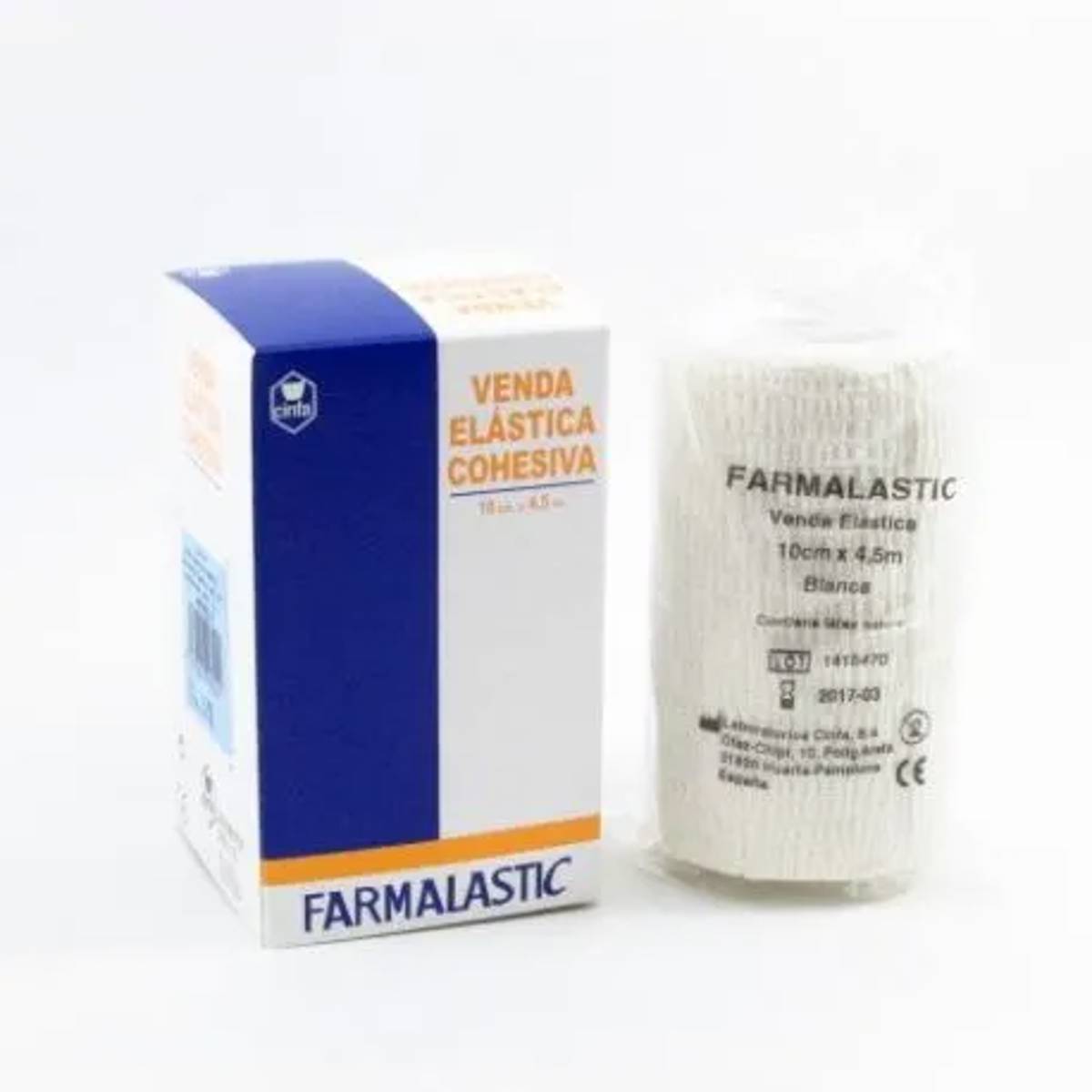 VENDA ELASTICA COHESIVA FARMALASTIC BLANCA 4.5 M