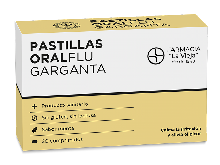 FCIA. LA VIEJA PASTILLAS ORALFLU GARGANTA FPAAPRZ3S